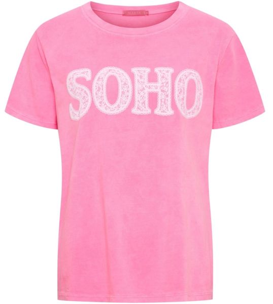 Marta Du Chateau Belina T-skjorte SOHO Pink Fluo