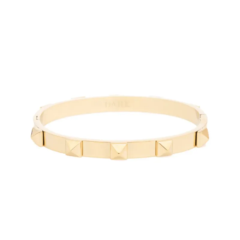 Dark Stud Bangle Gold